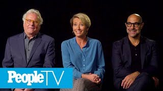 Emma Thompson, Stanley Tucci On Success Of &#39;Beauty And The Beast&#39; | PeopleTV