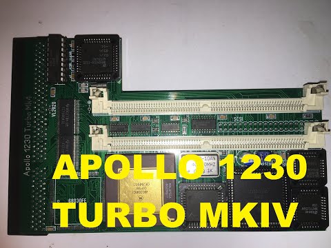 New Apollo 1230 Turbo MKIV Amiga 1200 Accelerator card