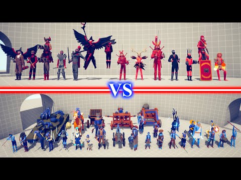 SECRET DLC TEAM vs RANGED TEAM - Totally Accurate Battle Simulator TABS