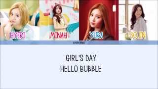 Girl&#39;s Day - Hello Bubble [Eng/Rom/Han] Picture + Color Coded HD