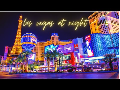 Nighttime Cruising On The Iconic Las Vegas Strip!