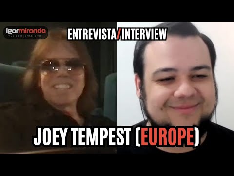 JOEY TEMPEST (EUROPE) - Interview / Entrevista por Igor Miranda (2025)