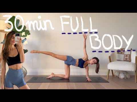 30MIN FULL BODY HOURGLASS PILATES WORKOUT | intermediate/ advanced level | no equipment