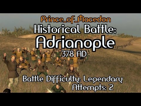 Total War: Attila historical battle - Adrianople (Legendary difficulty)