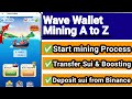 Wave Wallet Mining Update—Sui Deposit, Transfer Process, and Boosting Ocean Tokens