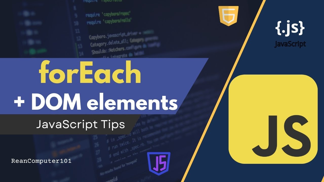 JavaScript forEach with DOM Element speak khmer