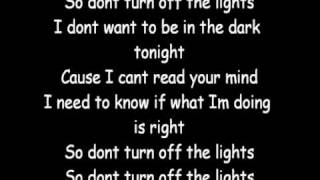 Enrique Iglesias Don't Turn Off The Lights Lyrics