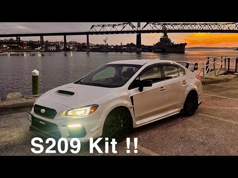 Subaru WRX STI Gets Olm S209 Flare Kit  Perrin Wheel Spacers!!