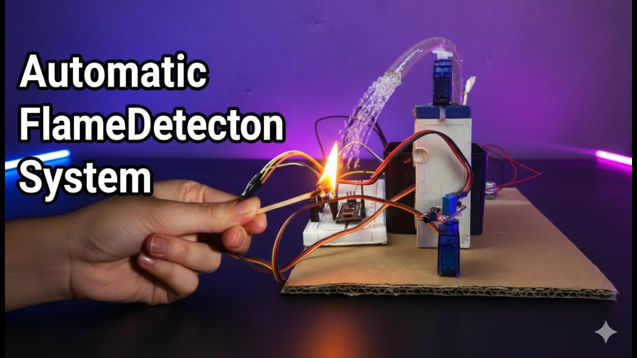 Automatic Fire Fighting System | Arduino Flame Detection with Water Pump