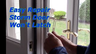 How To Fix A Storm Door That Won