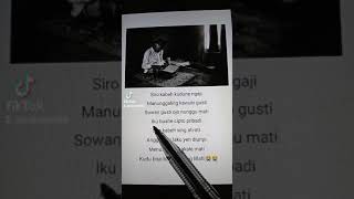 Download lagu menungso urip bakale mati kudu biso balik marang lillahi🤲😭 mp3