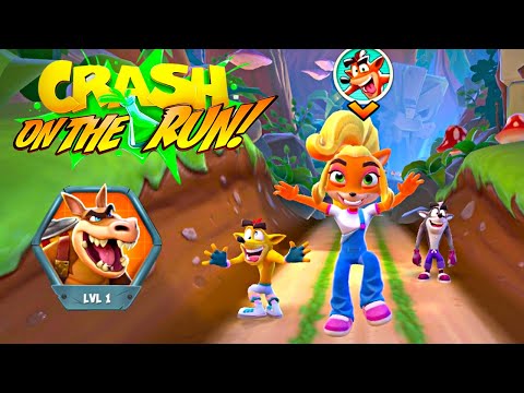 Crash Bandicoot: On the Run! Survival Runs + Dingodile's gang