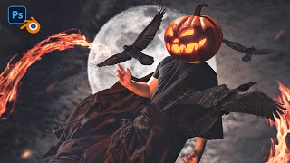 Photoshop Manipulation Tutorial Jack-0-lantern