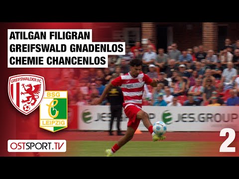 Atilgan filigran - Greifswald gnadenlos! Chemie chancenlos: GFC - Chemie | Regionalliga Nordost