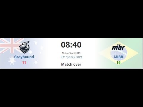 Grayhound vs MIBR Highlights (11:16) at IEM Sydney 2019 (30.04.2019)