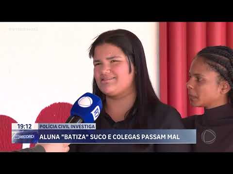Polícia investiga suposta intoxicação de estudantes em Goianira