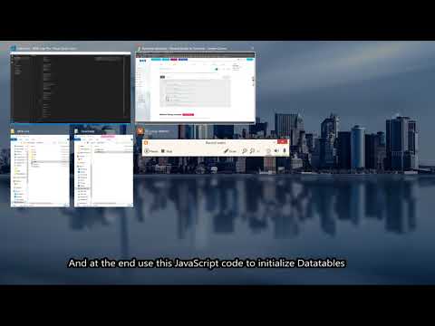 MDBootstrap Datatables tutorial