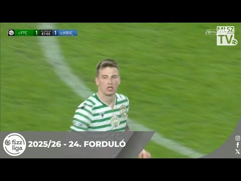 Kovacevic Franko gólja a Ferencvárosi TC – Kolorcity Kazincbarcika SC mérkőzésen