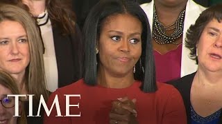Michelle Obama Chokes Up In Final Speech: ‘The Greatest Honor Of My Life’ | TIME