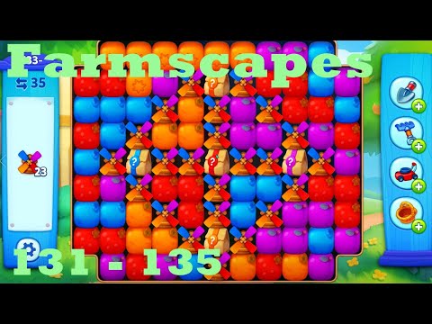 Farmscapes Level 131 - 135 HD Gameplay Walkthrough |  3 - match game | android | ios | pc | app