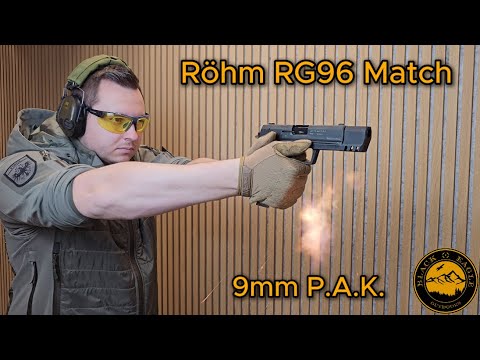 Röhm RG96 Match blank firing pistol in the test – shooting test & review 9mm P.A.K.