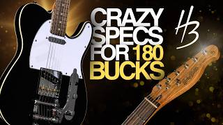 INSANE SPECS for ONLY 180 BUCKS! Harley Benton TE-62 Tremolo