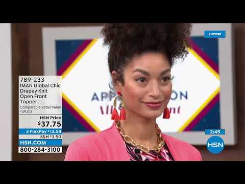 HSN | IMAN Global Chic Fashions 04.27.2022 - 03 AM