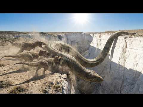 T-Rex vs Titanoboa – The Fierceest Battle in Dinosaur History Part 5.