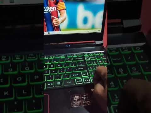 Change RGB Keyboard Lighting in Acer Nitro 5 | #shorts