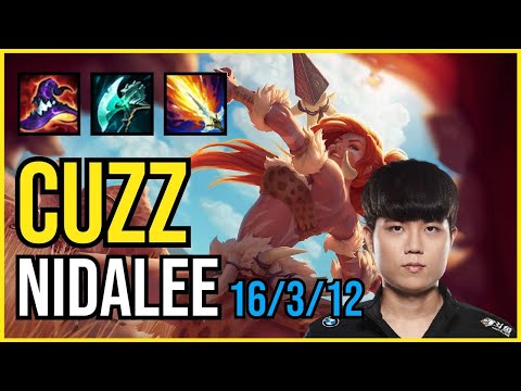 CUZZ - NIDALEE vs. GRAVES Jungle | KR CHALLENGER | PATCH 10.25