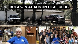 Break-In At Austin Deaf Club (Austin Association of the Deaf)