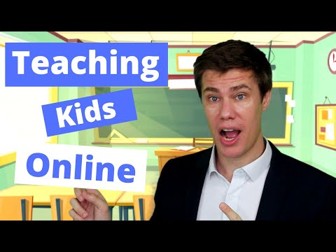 Part of a video titled How to Teach English Online to Kids | Kindergarten Online Class | Zoom