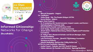 Informed Citizenship - Networks for Change - Round Table