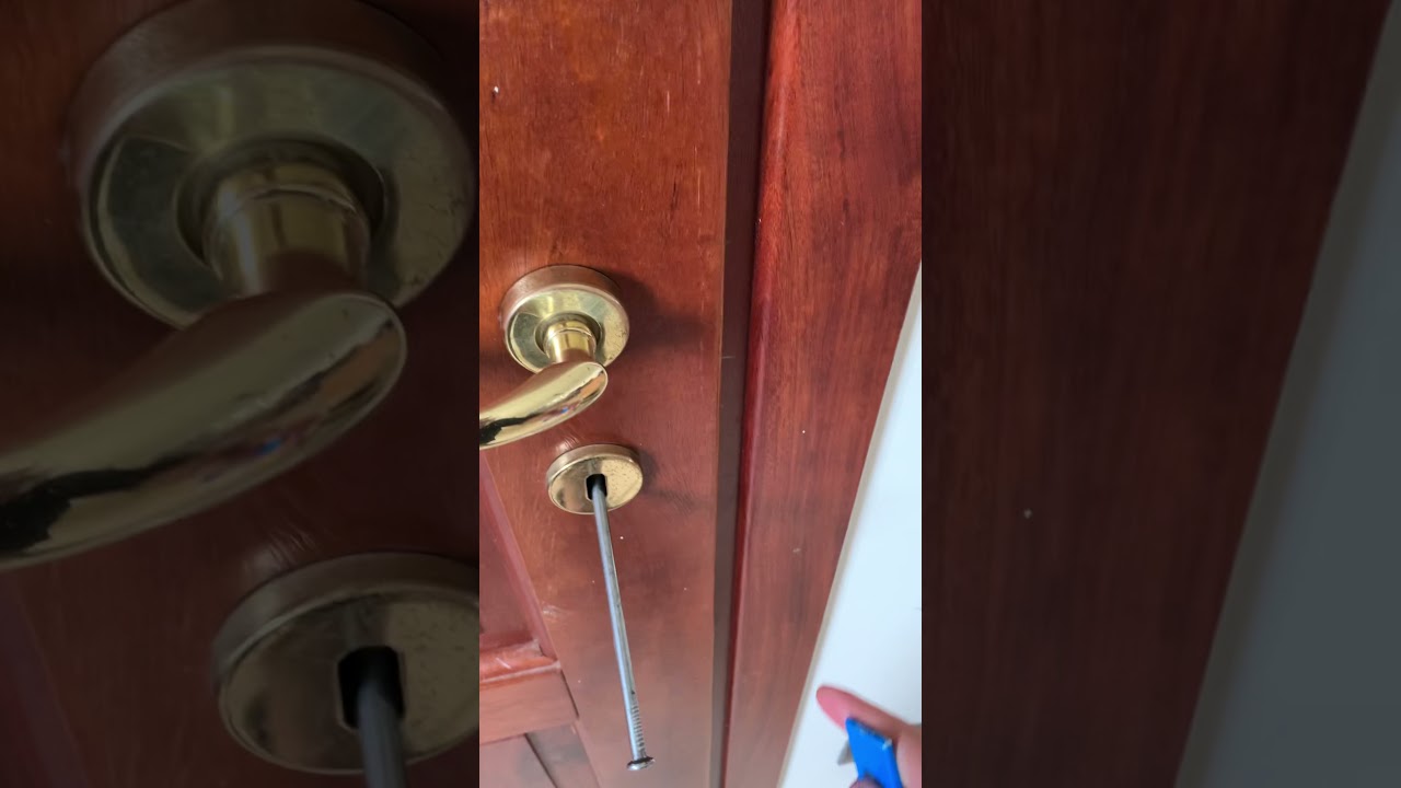 COME APRIRE UNA PORTA CHIUSA A CHIAVE