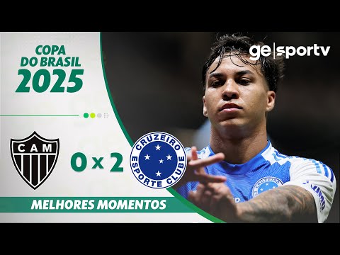 Gols e lances de Atlético Mineiro x Cruzeiro