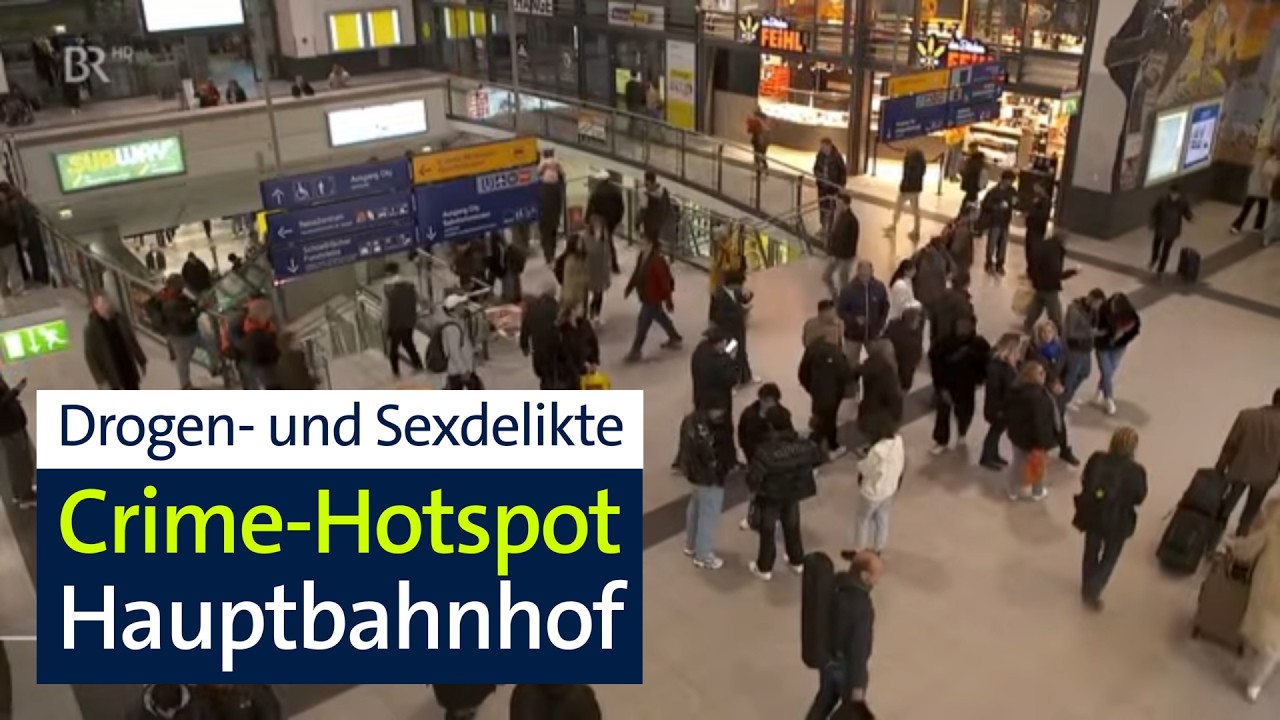 Drogen- und Sexdelikte: SKO rückt am Crime-Hotspot Hauptbahnhof aus | BR24