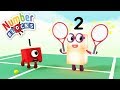 Numberblocks Learn To Count Tennis Rackets Cartoon For Kids