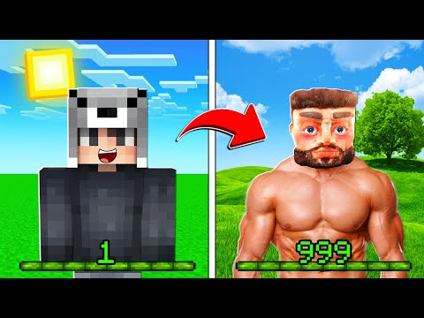 1 LVL GERÇEK YÜZÜM VS 9999 LVL GERÇEK YÜZÜM 😱 - Minecraft