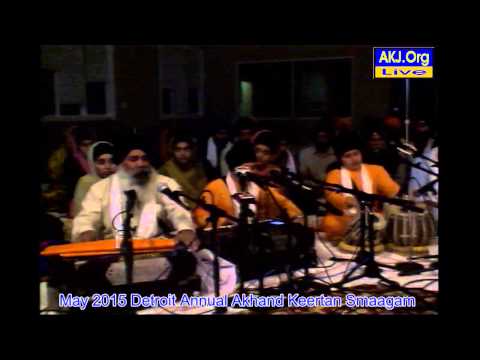 034 Detroit May 2015 Smaagam - Raensabaayee Keertan - Bh. HarJee Singh Jee Toronto