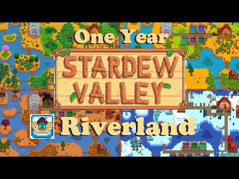 One Year Riverland Fish Farm Challenge | Stardew Valley Longplay | Full Game No Commentary