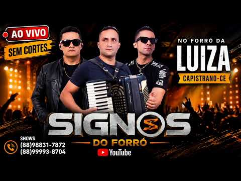 SIGNOS DO FORRÓ AO VIVO NO FORRÓ DA LUIZA CAPISTRANO CE 