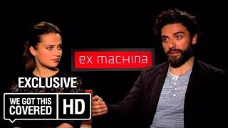 Exclusive Video Interview: Oscar Isaac And Alicia Virkander Talk Ex Machina [HD] video