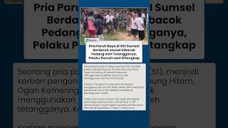 Pria Paruh Baya di OKI Sumsel Terluka Parah seusai Dibacok Tetangga, Pelaku Pasrah saat Ditangkap