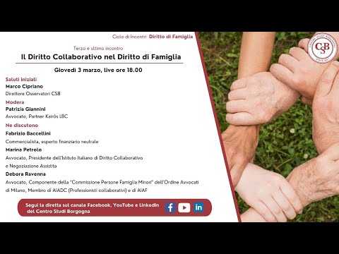 Diritto di Famiglia “Il Diritto collaborativo nel diritto di Famiglia”