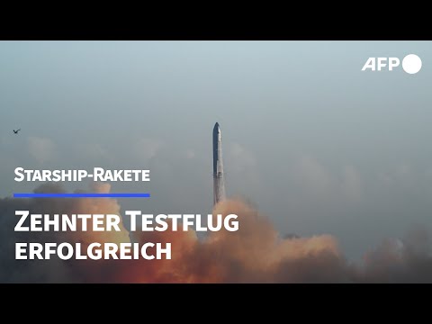 Starship-Riesenrakete absolviert erfolgreichen Testflug | AFP