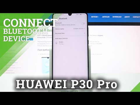 HUAWEI P30 Pro - How to Share Data using Bluetooth Connection Settings