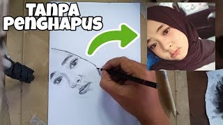 Download lagu Menggambar wajah NISSA SABYAN tanpa penghapus ( part 5 ) mp3