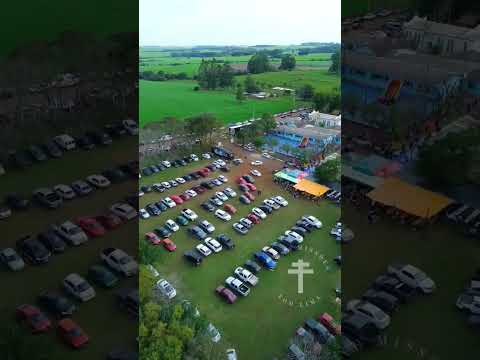 Festa do Colono e Motorista. Vista Alegre - Caibaté/RS #drone #missões #riograndedosul