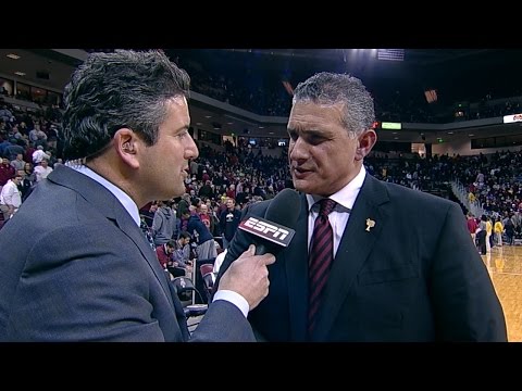 Halftime Interview - Andy Katz and Frank Martin (LSU) - 2/10/16