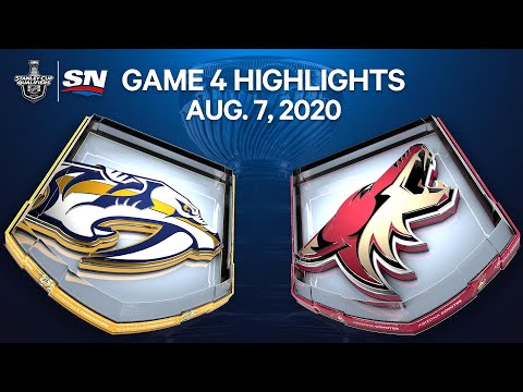 NHL Highlights | Predators vs. Coyotes, Game 4 - Aug. 07, 2020